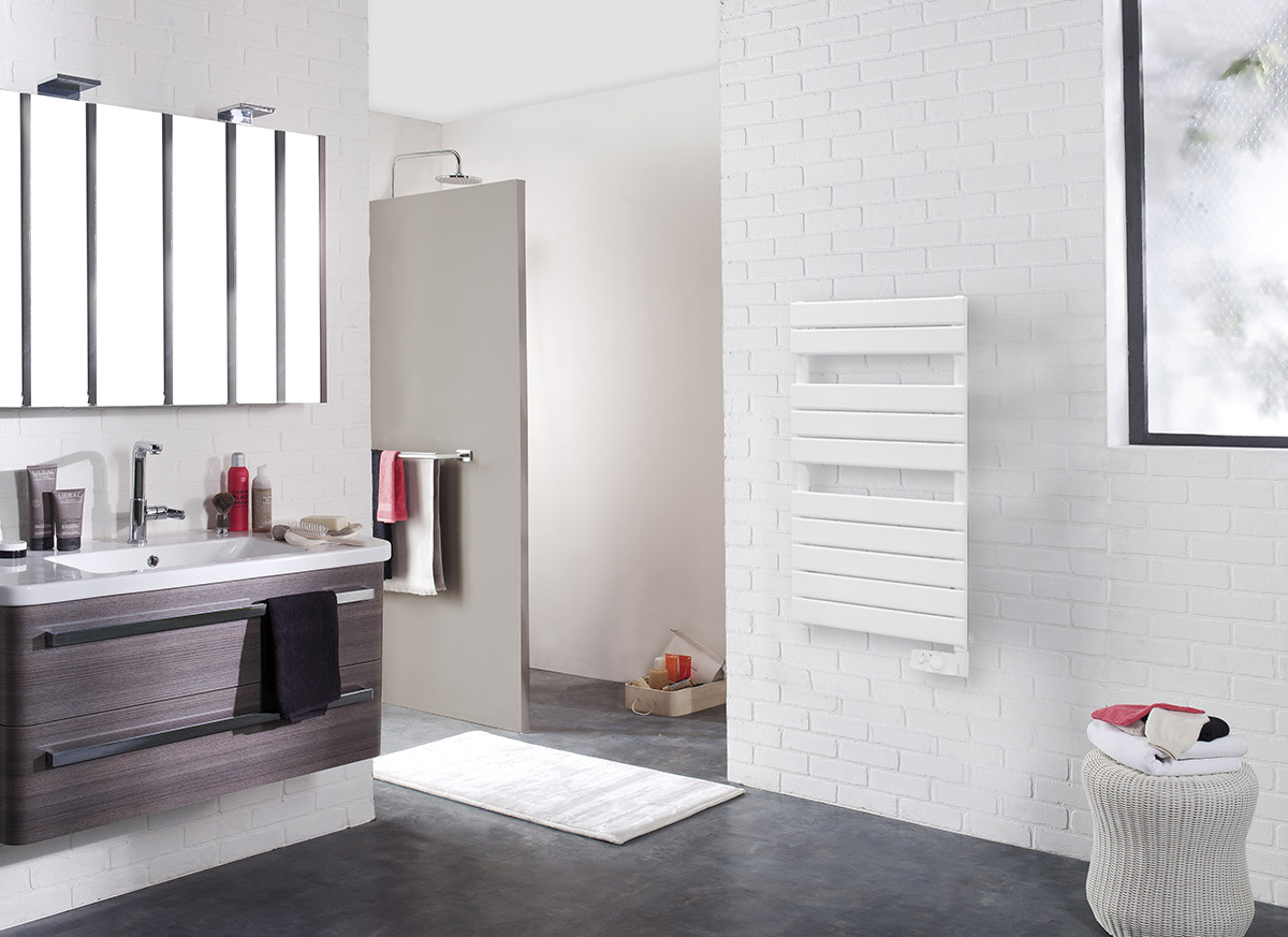 Atlantic Adelis 500W White. Полотенцесушитель-лесенка