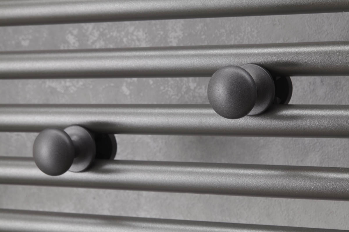 Держатель для полотенец круглый, антрацит