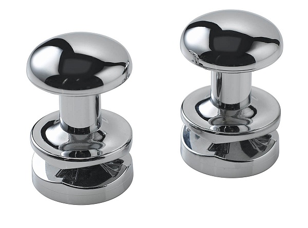 Держатель для полотенец круглый, хром