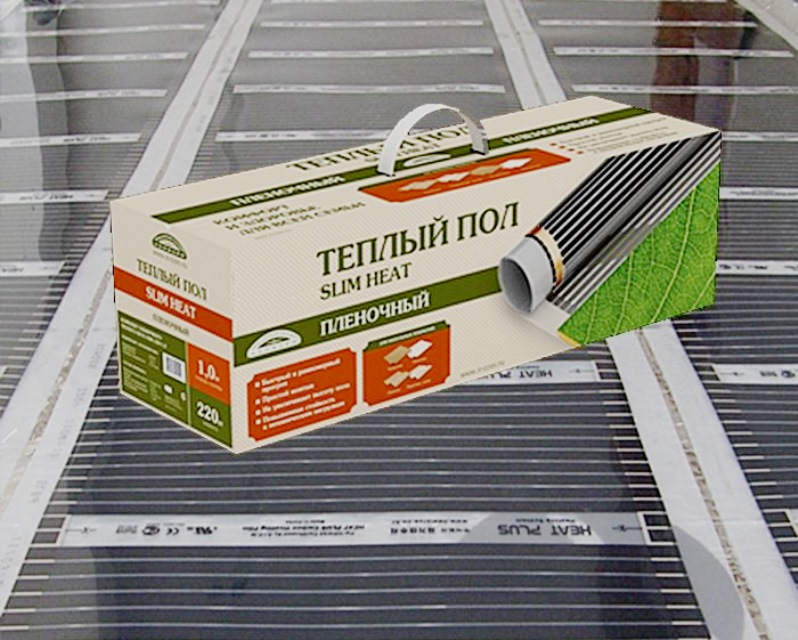 Инфракрасный пленочный теплый пол Q-TERM, мощностью Вт/кв.м. купить в Санкт-Петербурге