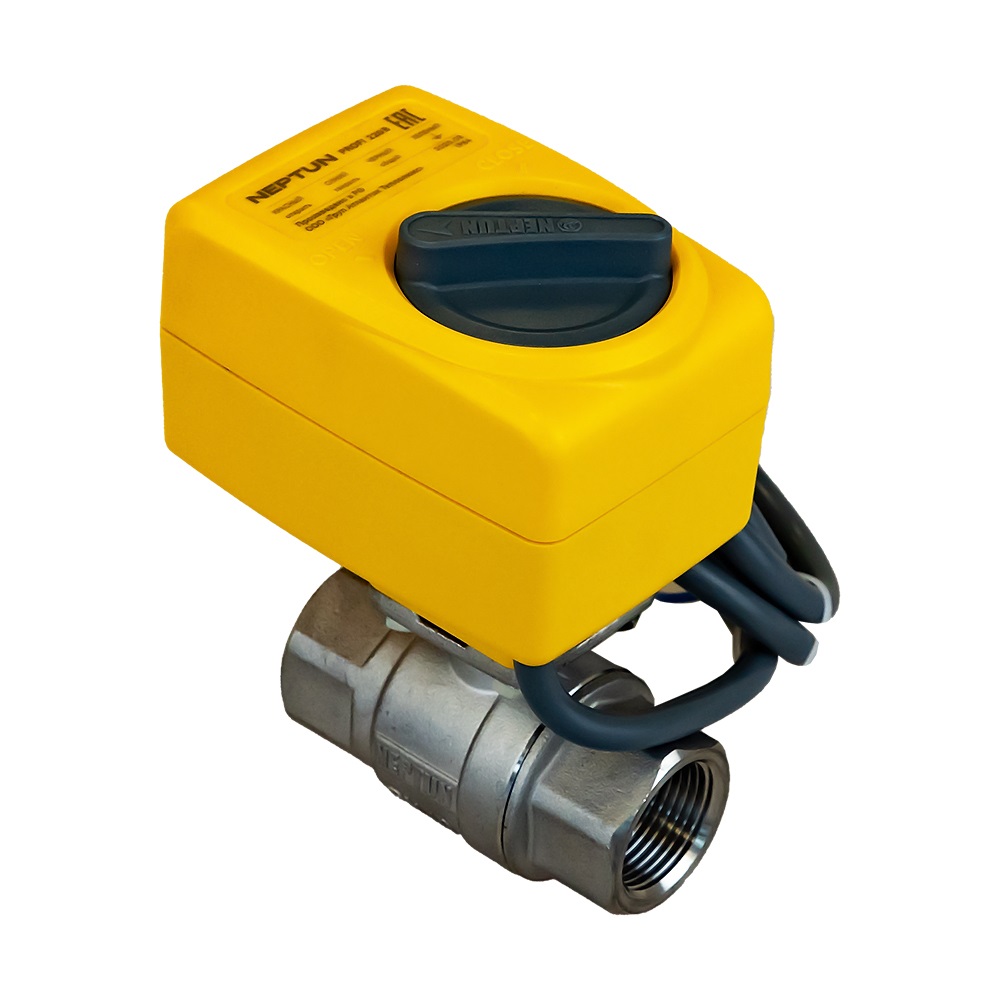 Neptun PROFI - шаровой кран с электроприводом