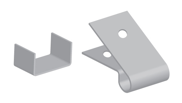 Зажим крепежный Теплолюкс БРН.1-25 ЦO (25 шт)