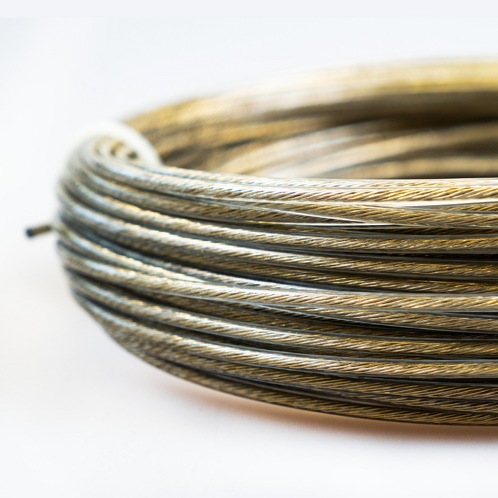 Стальной трос Teploluxe в полимерной оболочке для греющего кабеля 3 мм