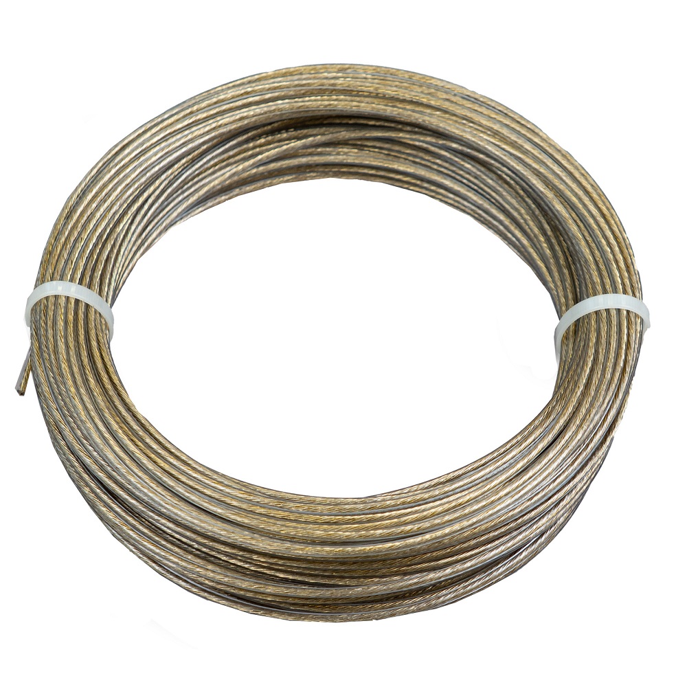 Стальной трос Teploluxe в полимерной оболочке для греющего кабеля 3 мм