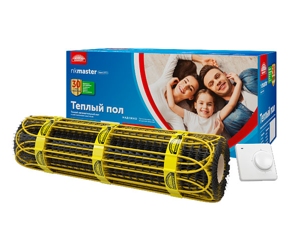 Мат нагревательный "Национальный комфорт" 2НК Мастер с терморегулятором