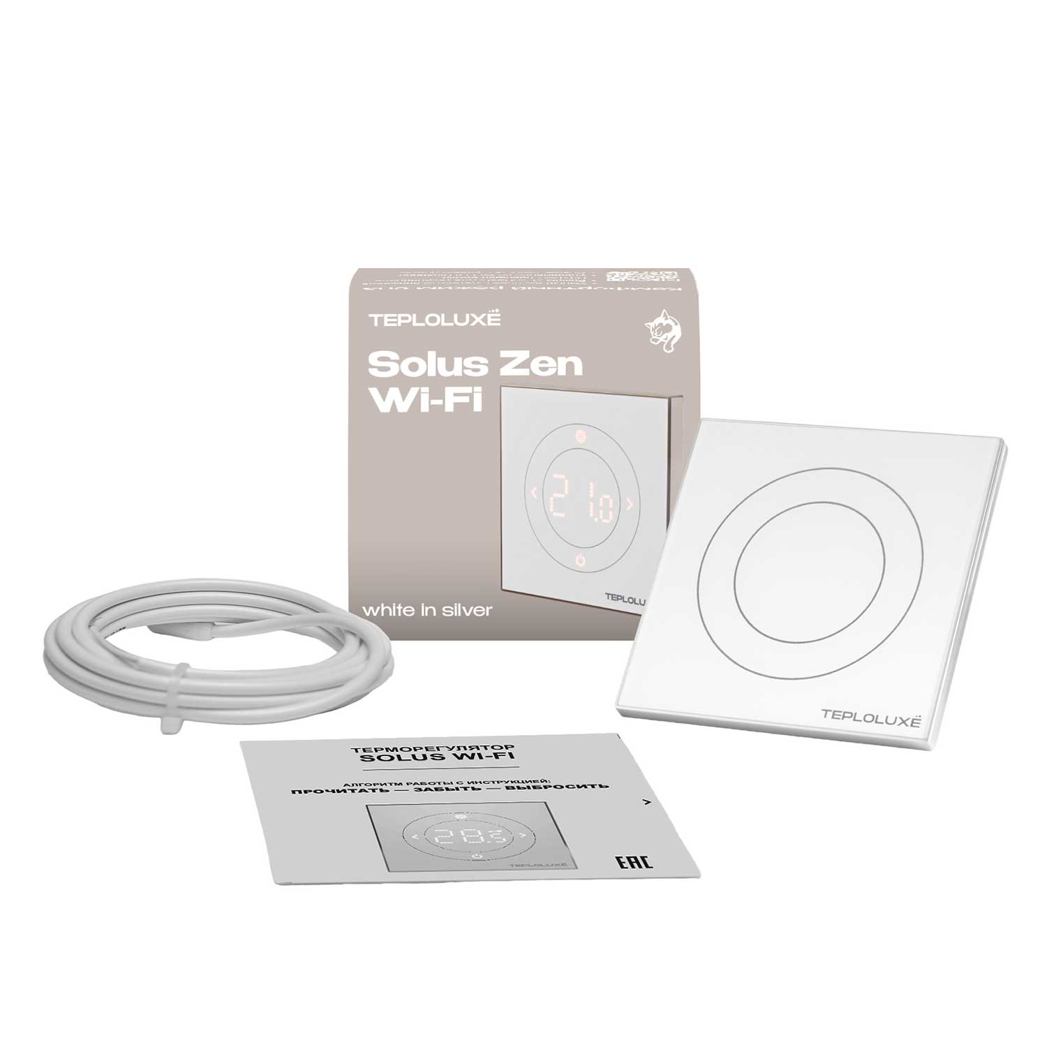 Терморегулятор электронный Теплолюкс Solus Zen Wi-Fi