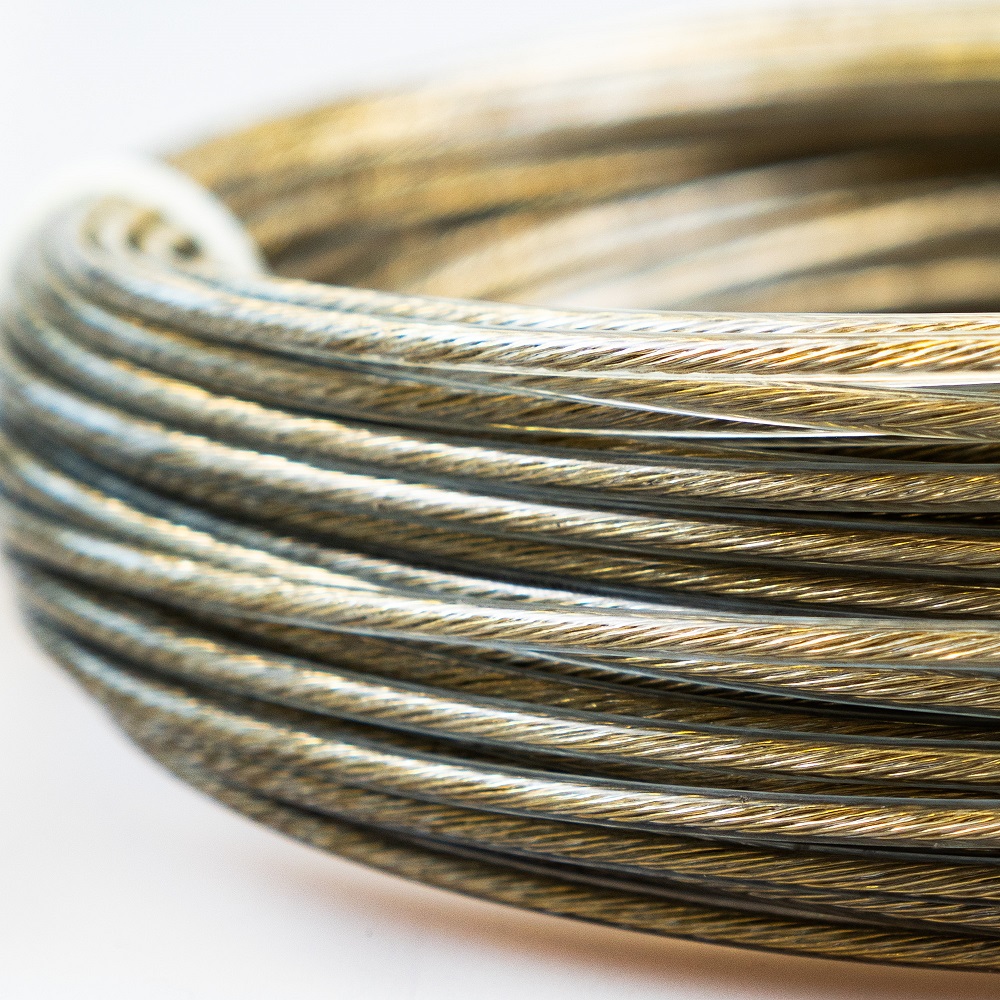 Стальной трос Teploluxe в полимерной оболочке для греющего кабеля 3 мм