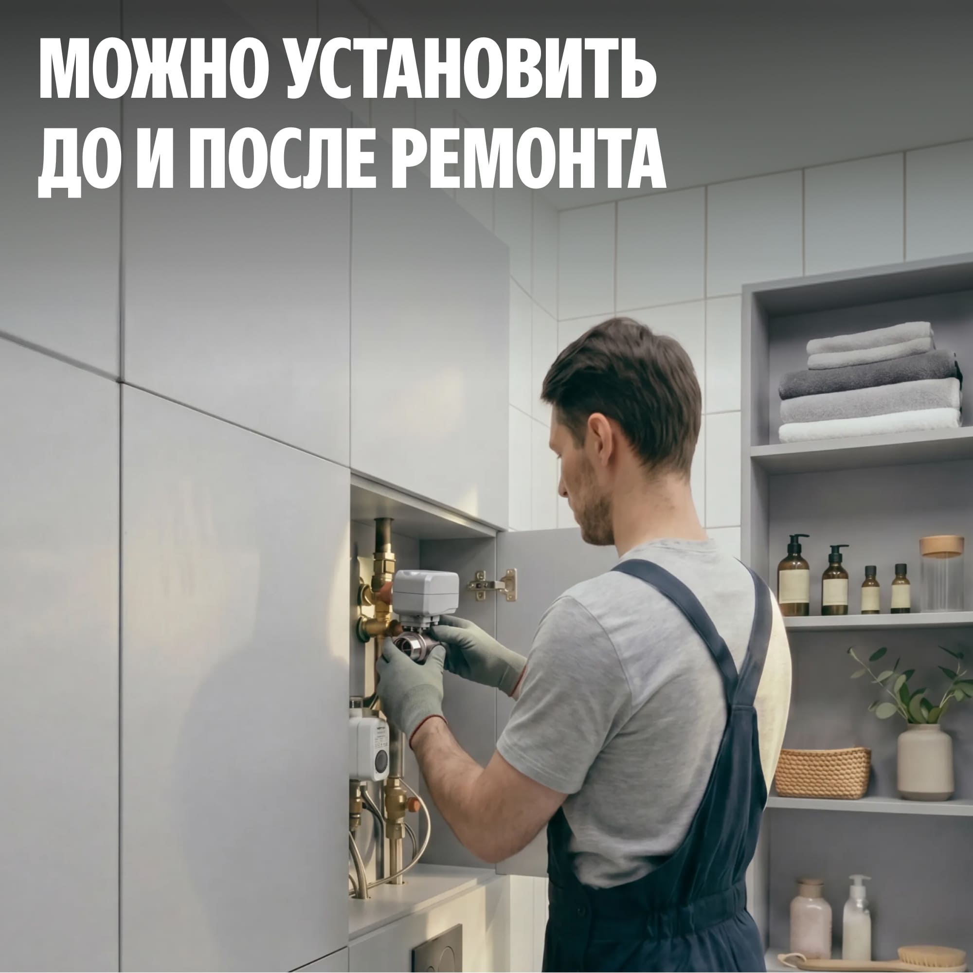 NEPTUN × Умный дом с Алисой. Комплект базовый. Умная система защиты от протечек воды